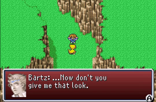 Boko and Bartz in Final Fantasy V