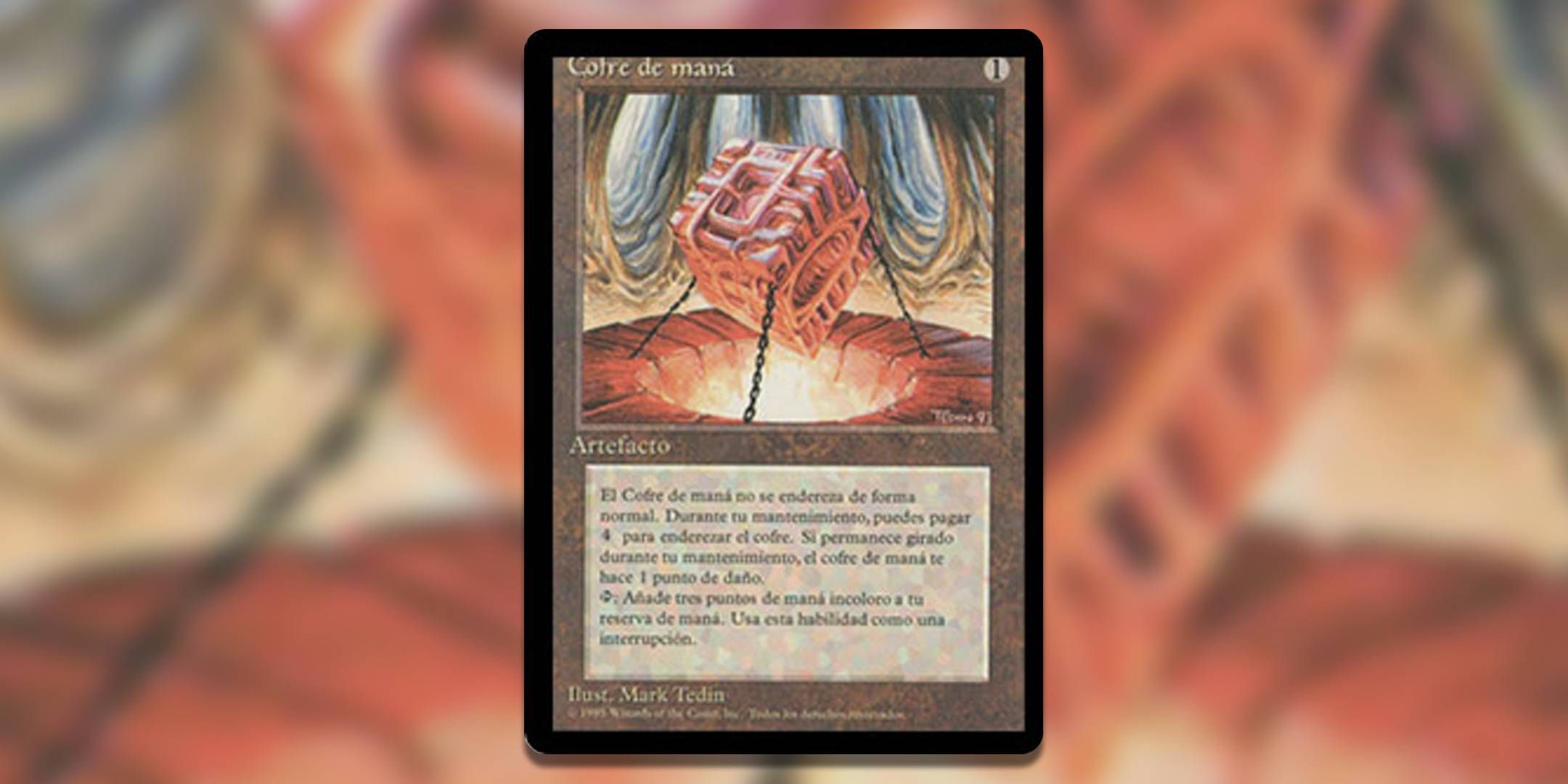 Cofre de mana By Mark Tedin fourth edition foreign black border.