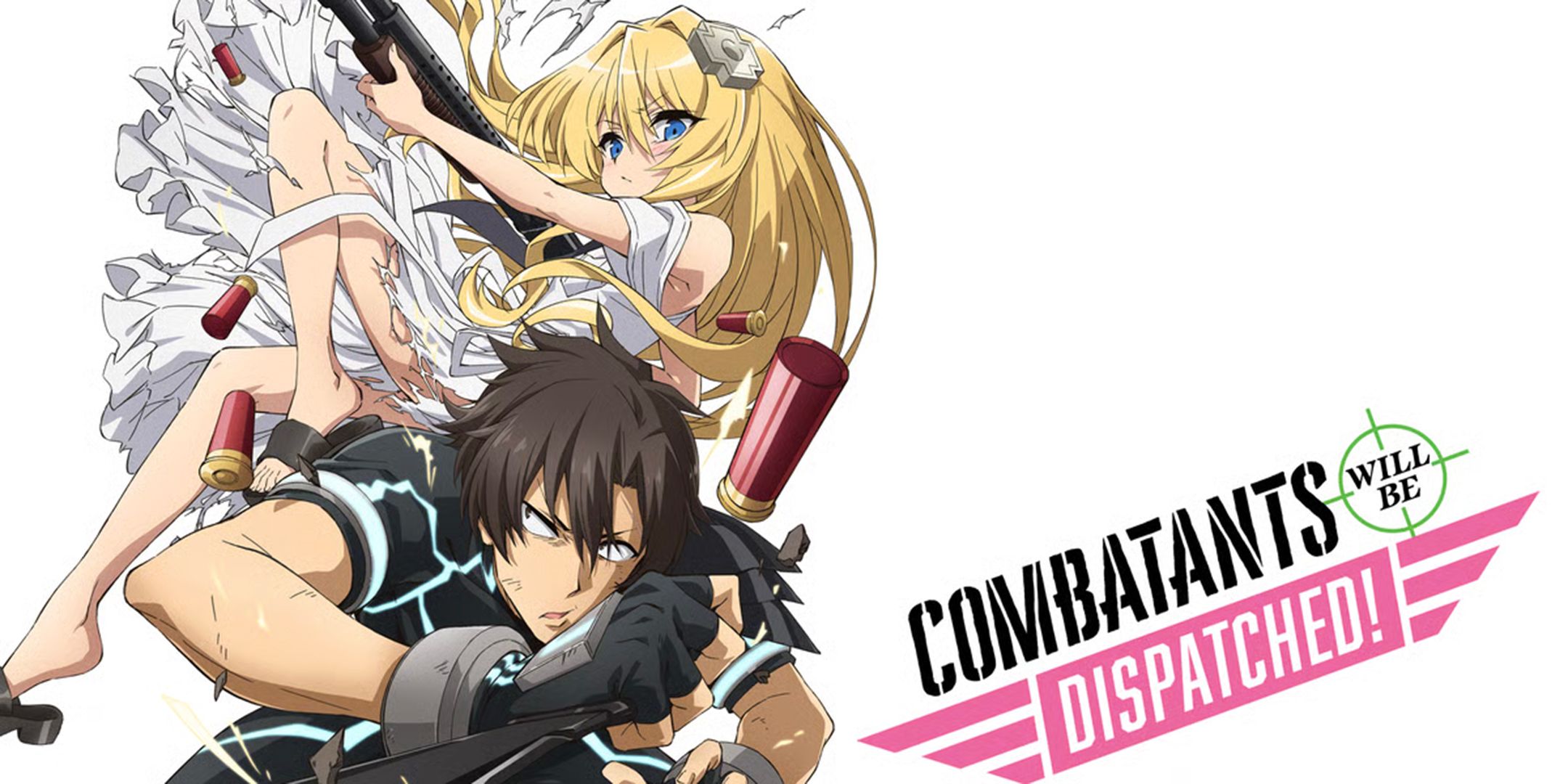 The main cover for Combatants Will Be Dispatched, featuring Agent 6 and Alice.