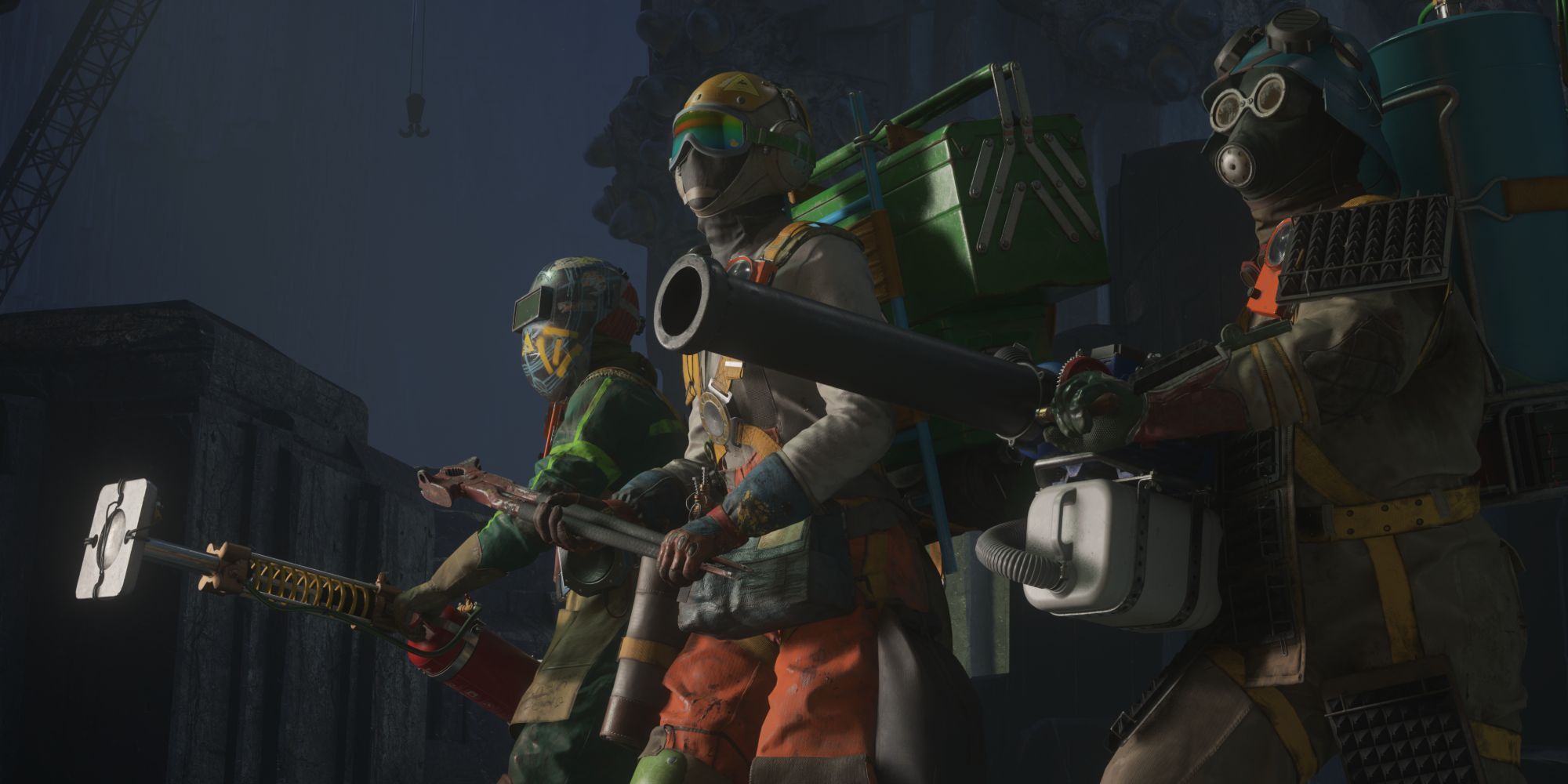 FBC Firebreak Squad of players stood together