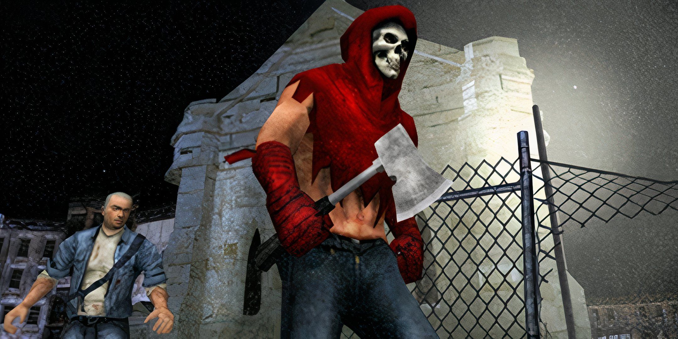 Guy with a red hoodie from Manhunt.
