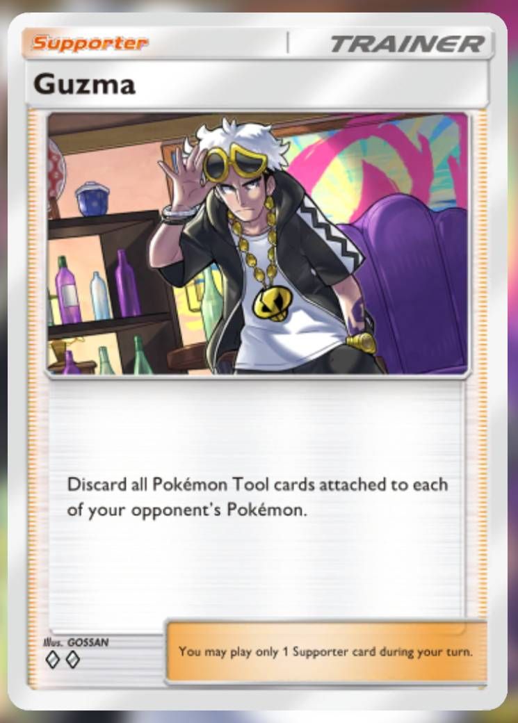 Guzma, from Celestial Guardians in Pokemon TCG Pocket.
