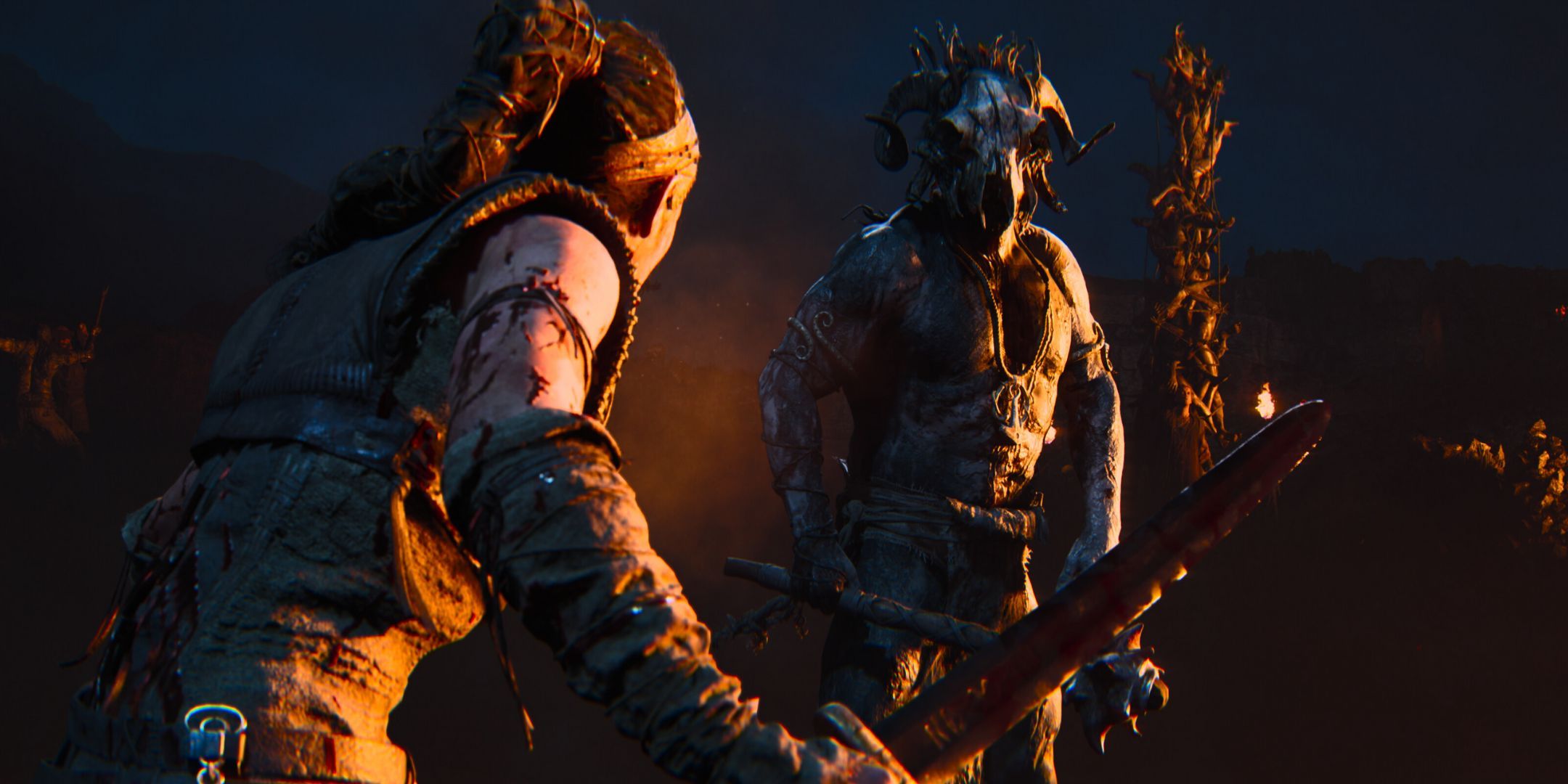 Senua fighting in Senua's Saga: Hellblade 2.
