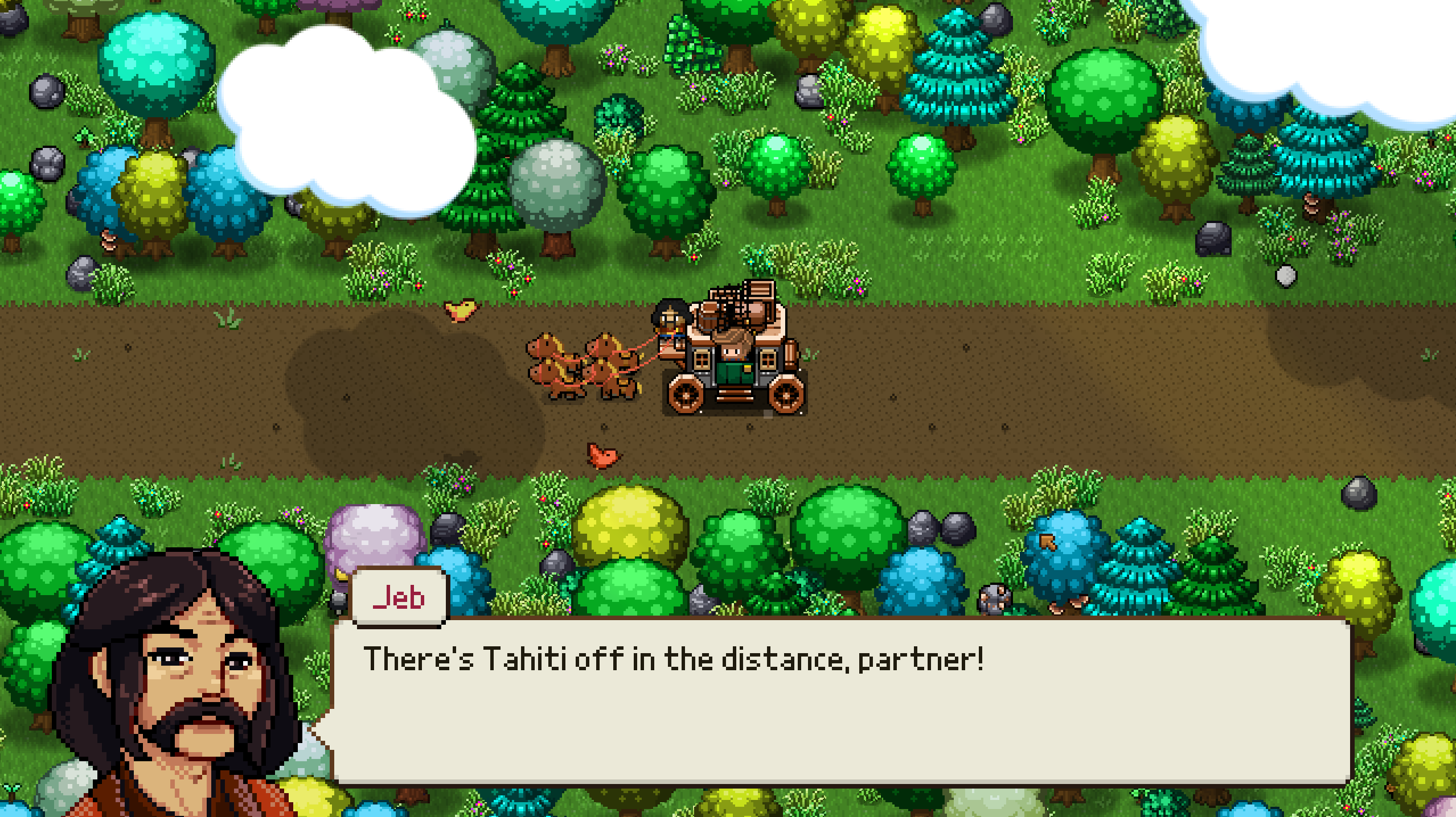 Cattle Country On The Way To Town In Carriage