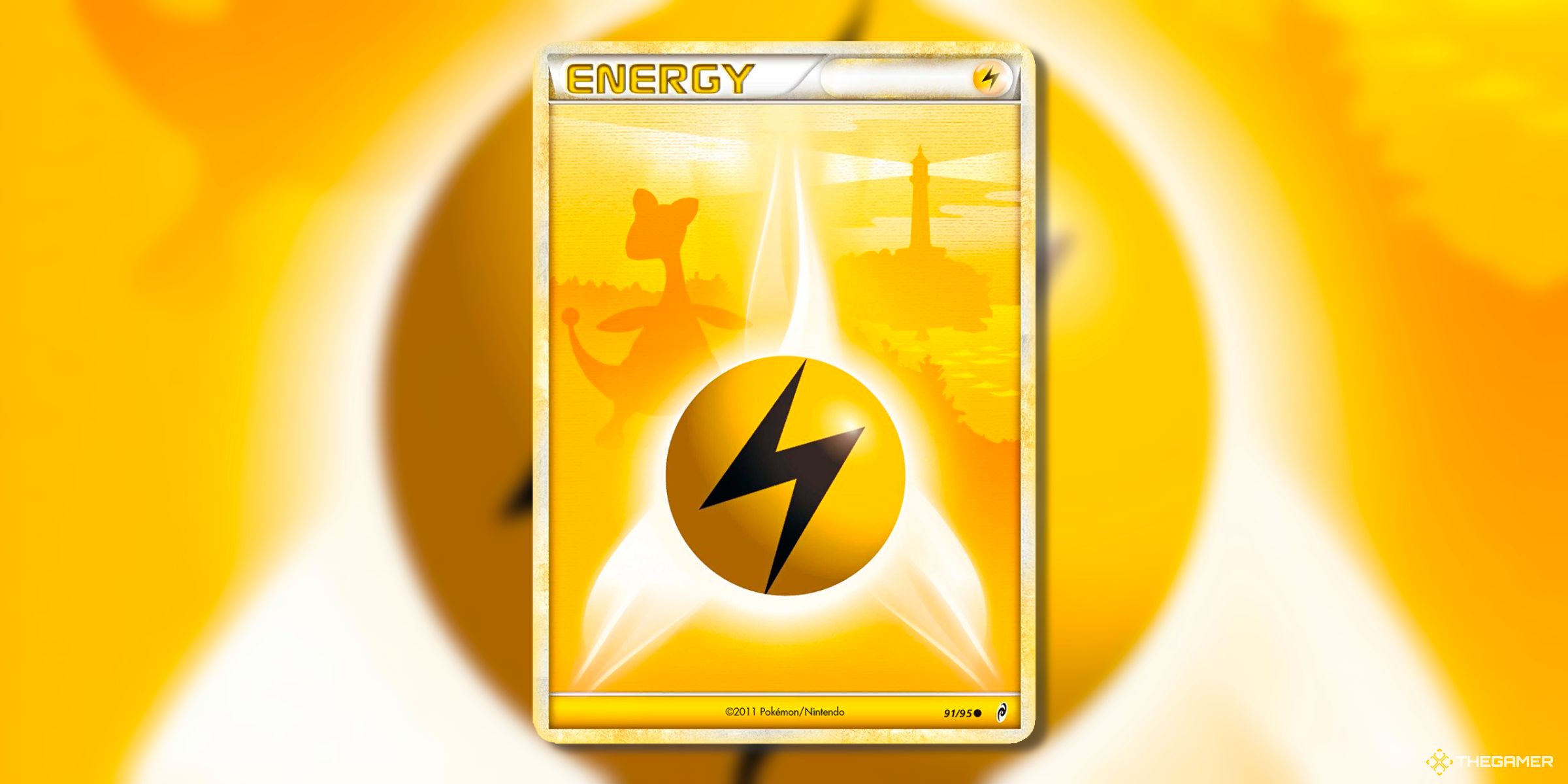 Lightning Energy (Common, 91) Card From The Expansion Call Of Legends Of The Pokemon TCG.