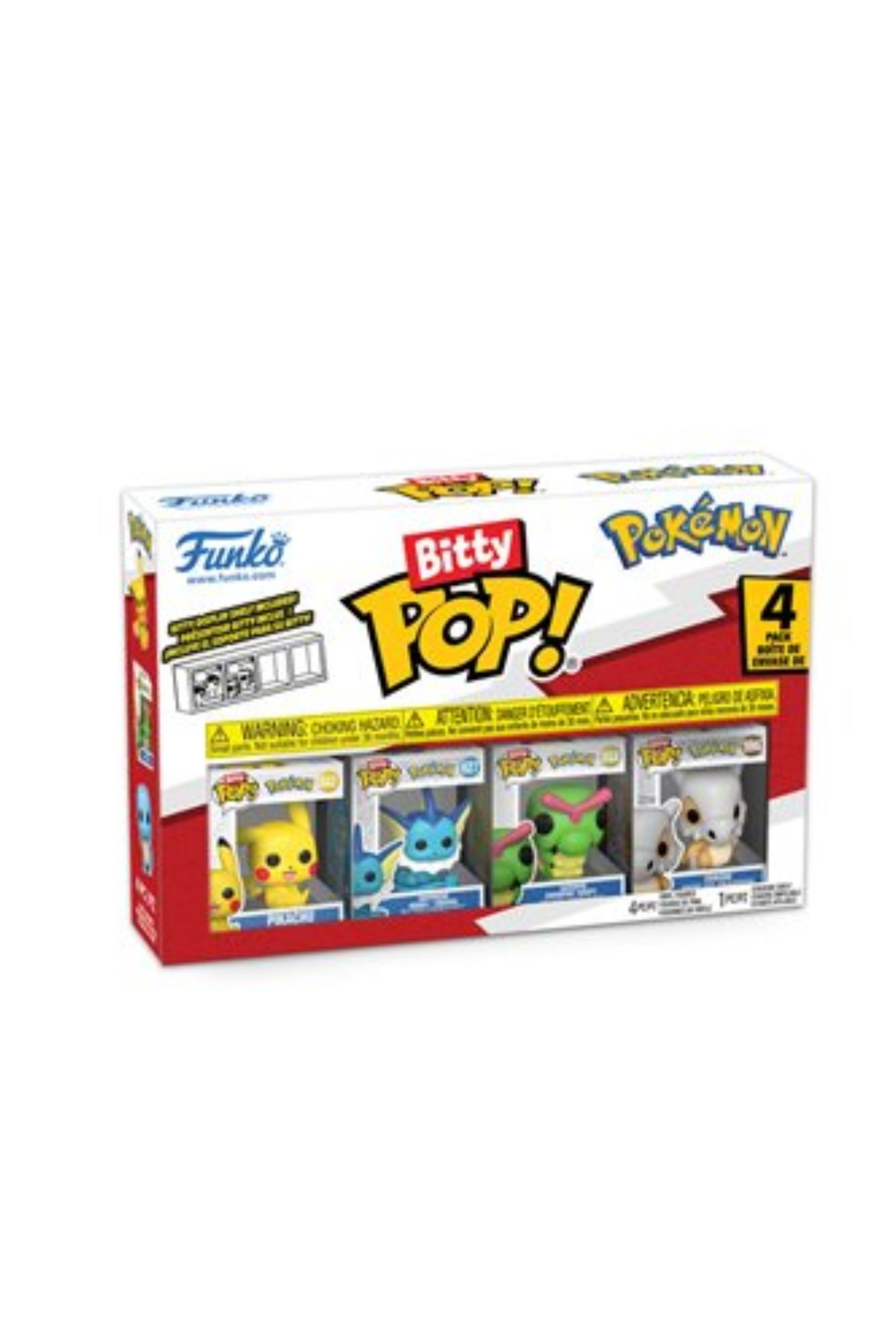 Pokemon Pikachu Funko Bitty Pop! Mini-Figure 4-Pack.