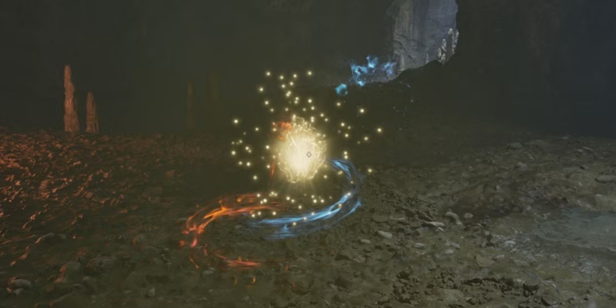 Will-o-the-Wisps in Oblicion Remastered.