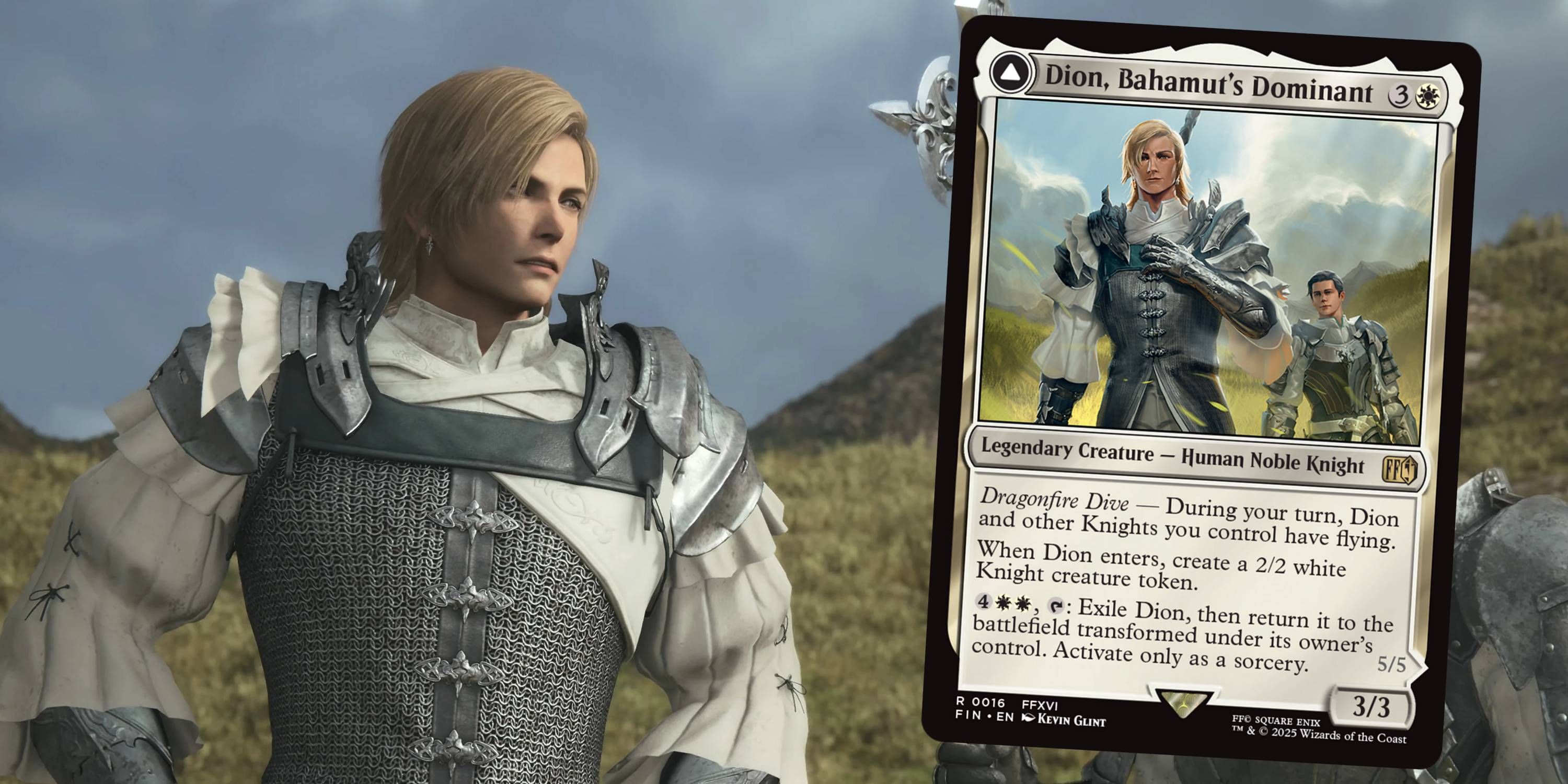 MTG Dion in FXXVI with Dion, Bahamut's Dominant over the screenshot.