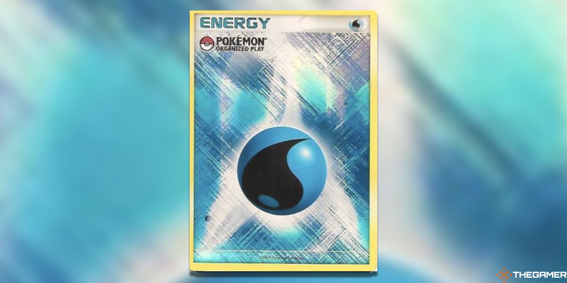 Pokemon TCG Most Valuable Basic Water Energy 2009 POP Promo