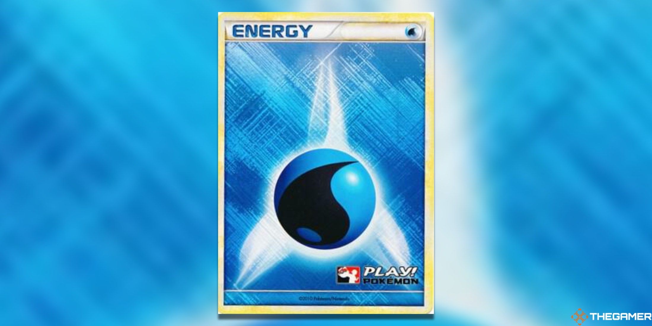 Pokemon TCG Most Valuable Basic Water Energy Play Pokemon 2010