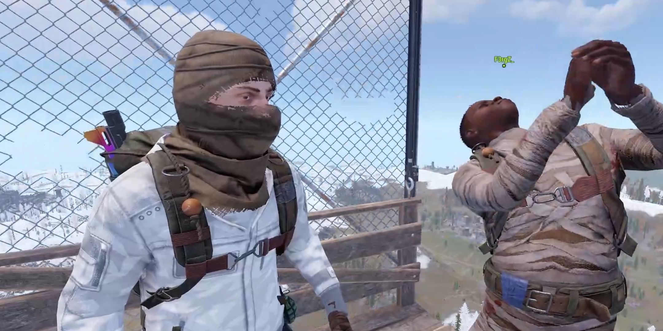 Rust Group Atop Tallest Base Ever