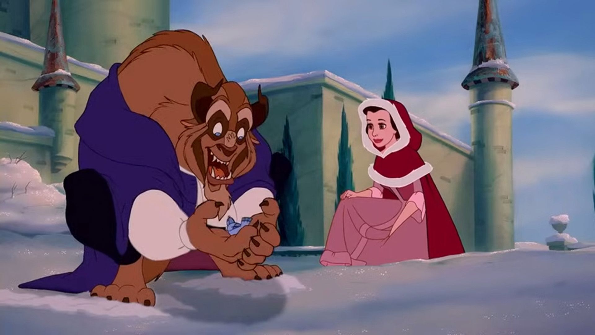 Something There duet scene from Beauty and the Beast.