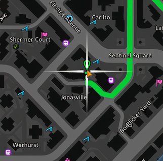 The Precinct Artifact Map Location Westside 4