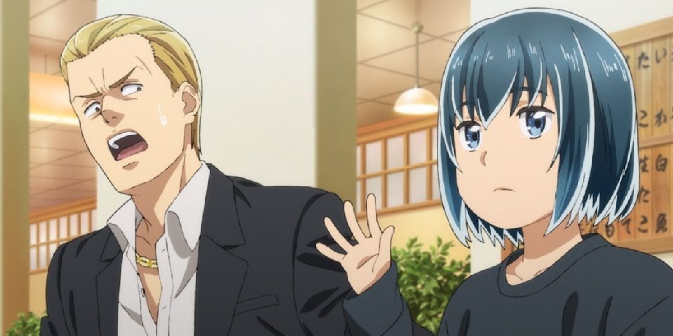 The two main characters from Hinamatsuri.
