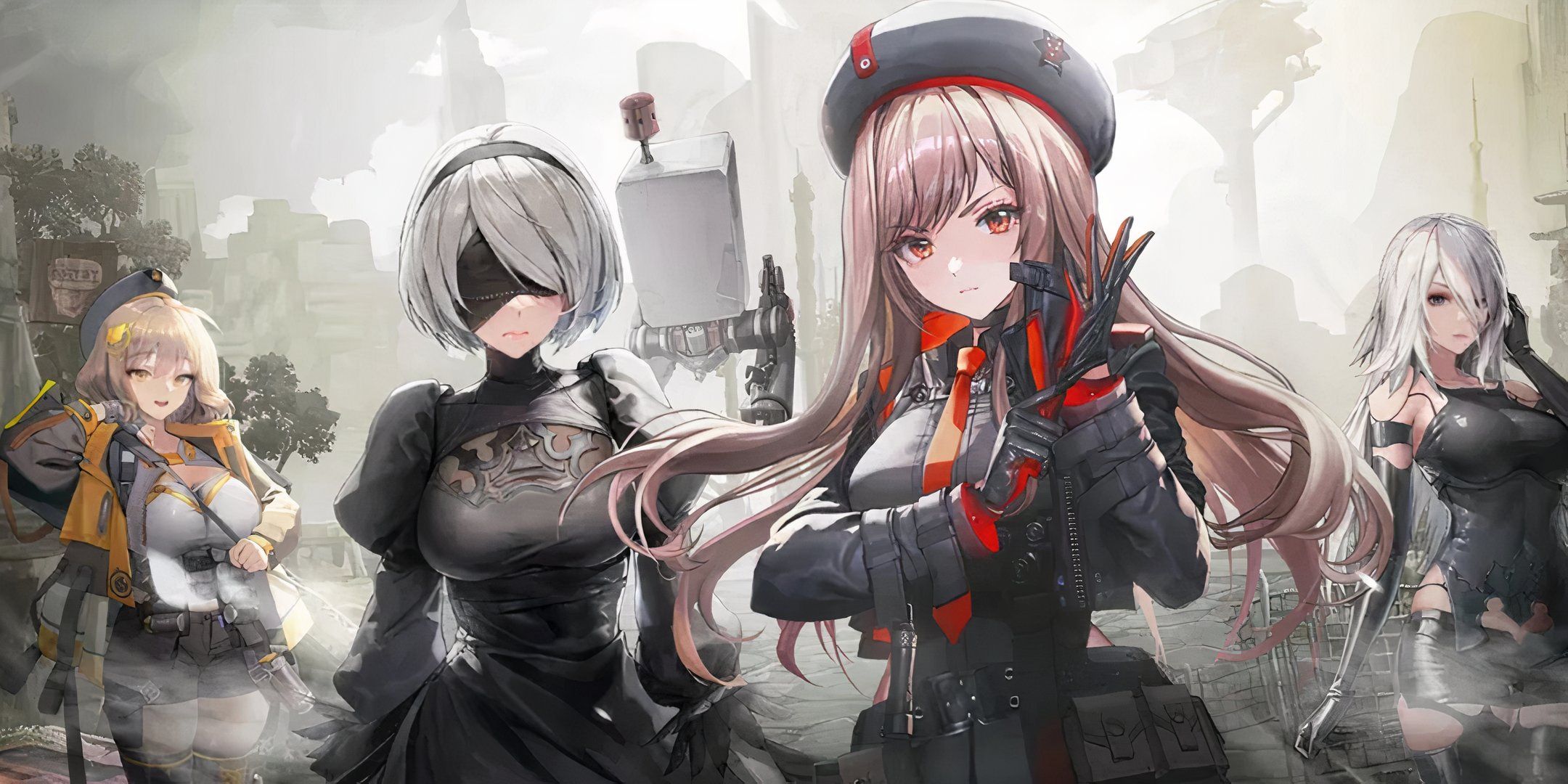 2B Outer Automata Goddess Of Victory Nikke Crossover-1