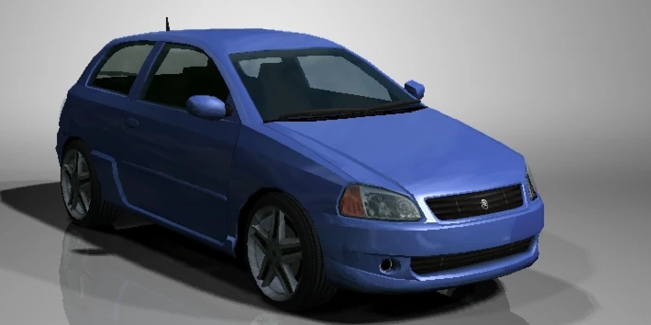 A picture of the compact from Rocket League.