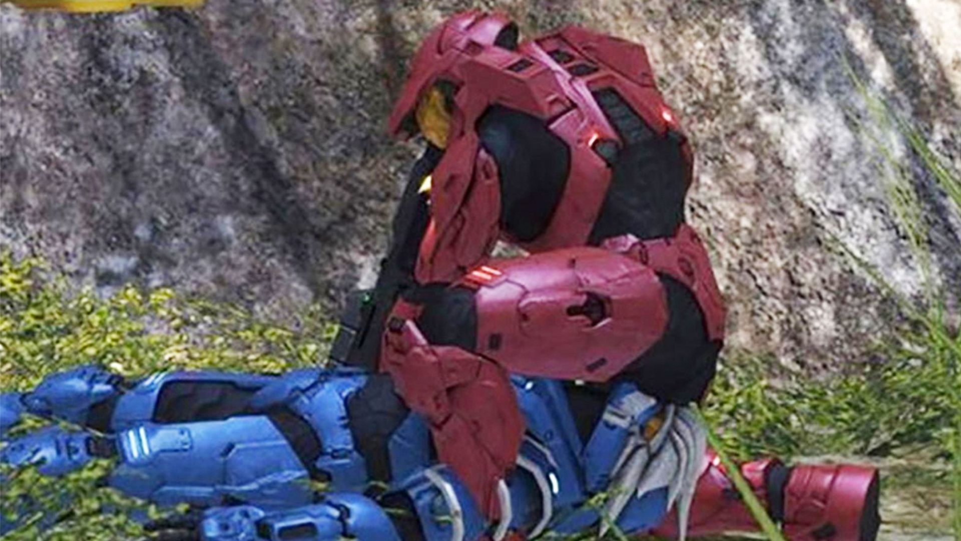 A player teabagging in Halo