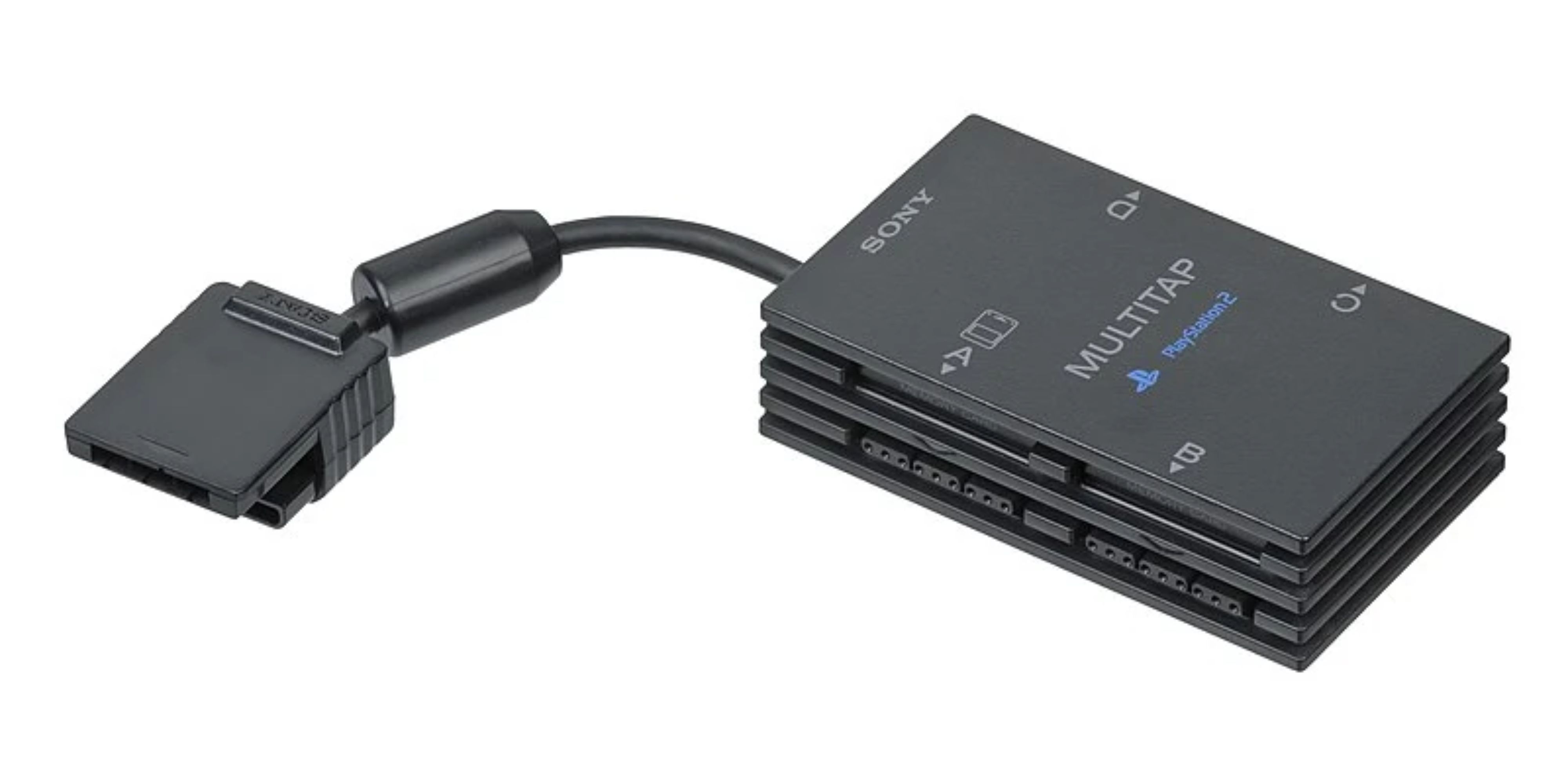 A PS2 multitap is shown on a white background.