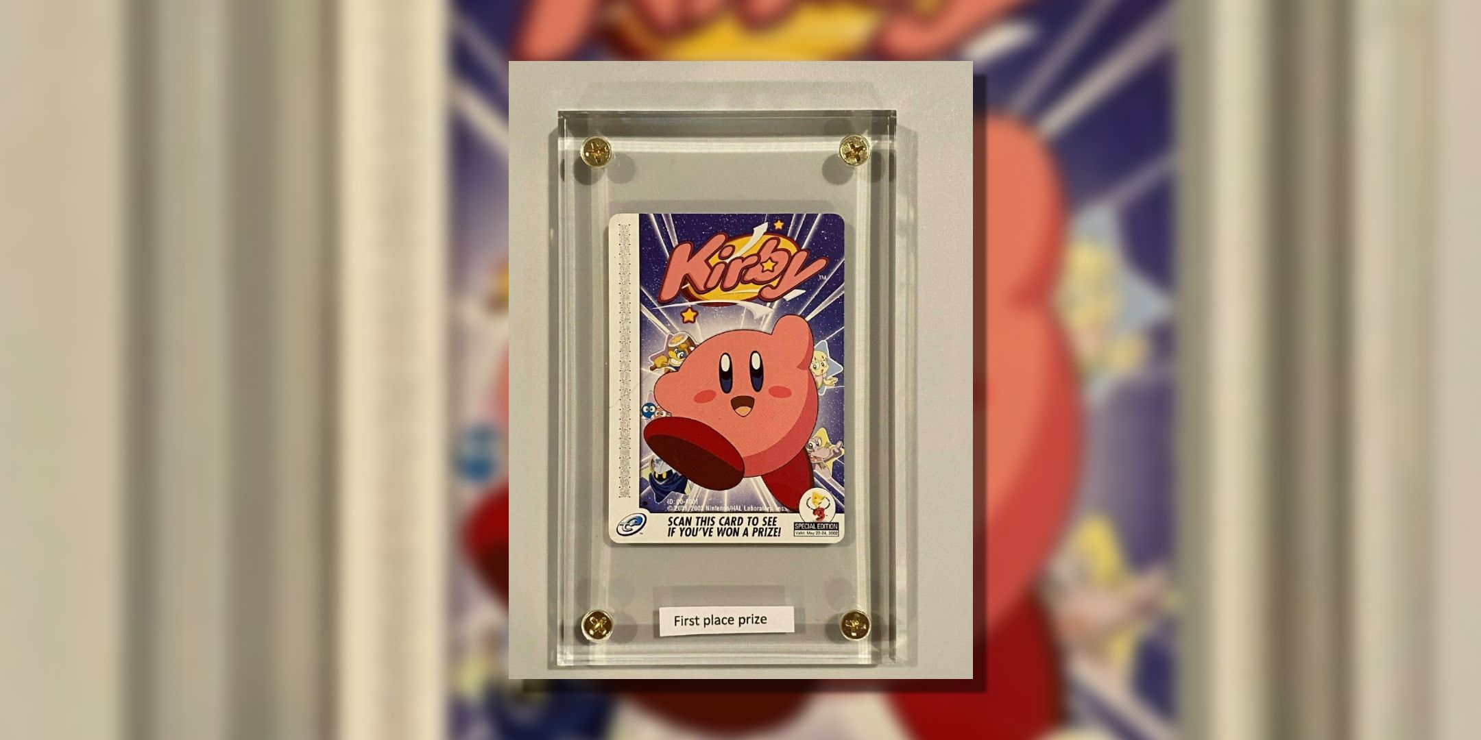 An image of a Kirby eReader card.