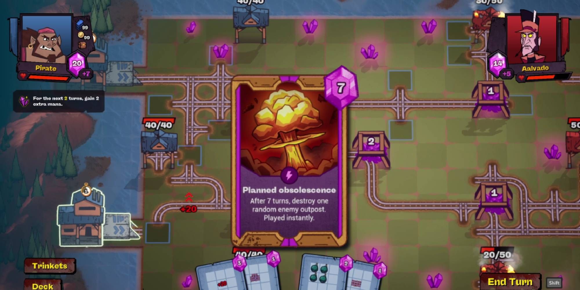 Battle Train Planned Obsolescence Card Over A Battle Screen