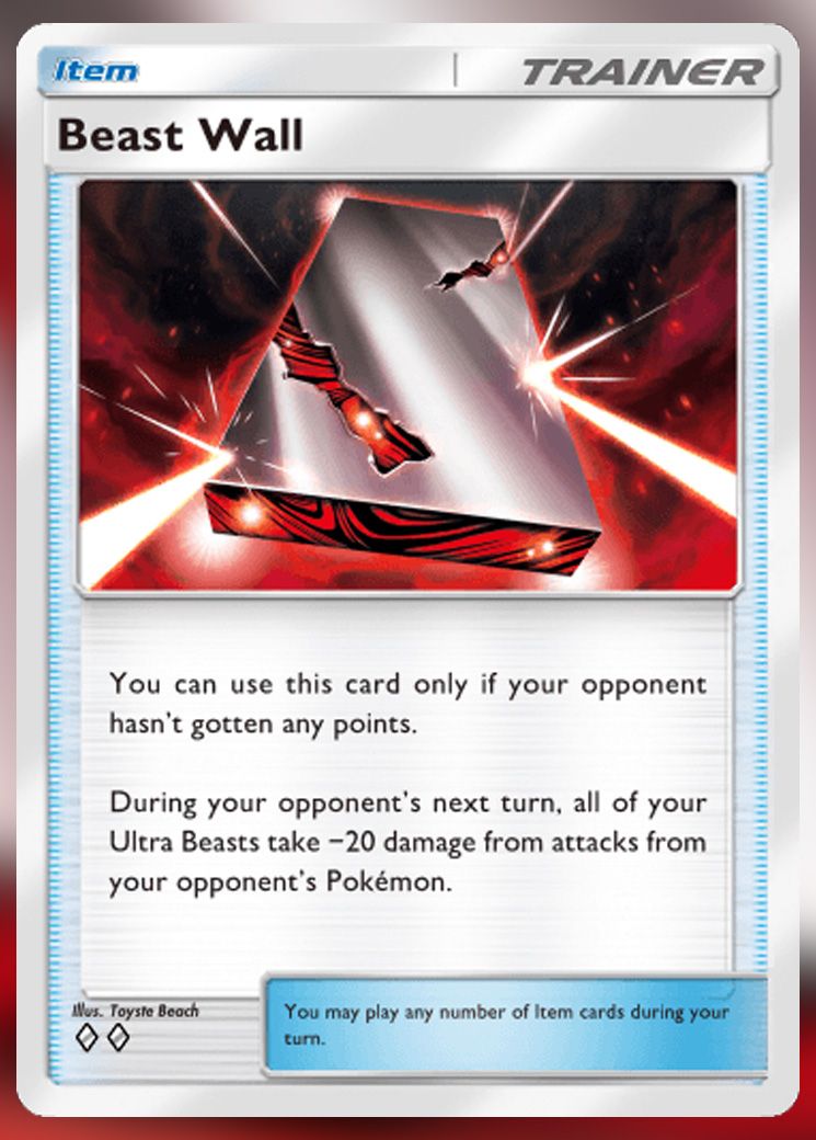 Beast Wall from Extradimensional Crisis in Pokemon TCG Pocket