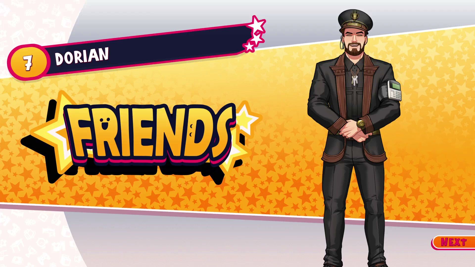 Becoming friends with Dorian in Date Everything!