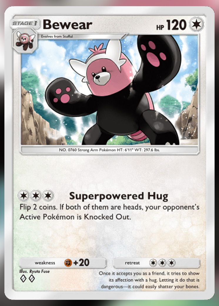 Bewear from Extradimensional Crisis in Pokemon TCG Pocket.