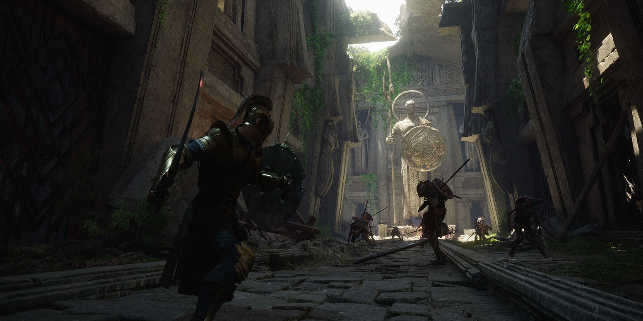 Chrono Odyssey Characters Fighting In Alley