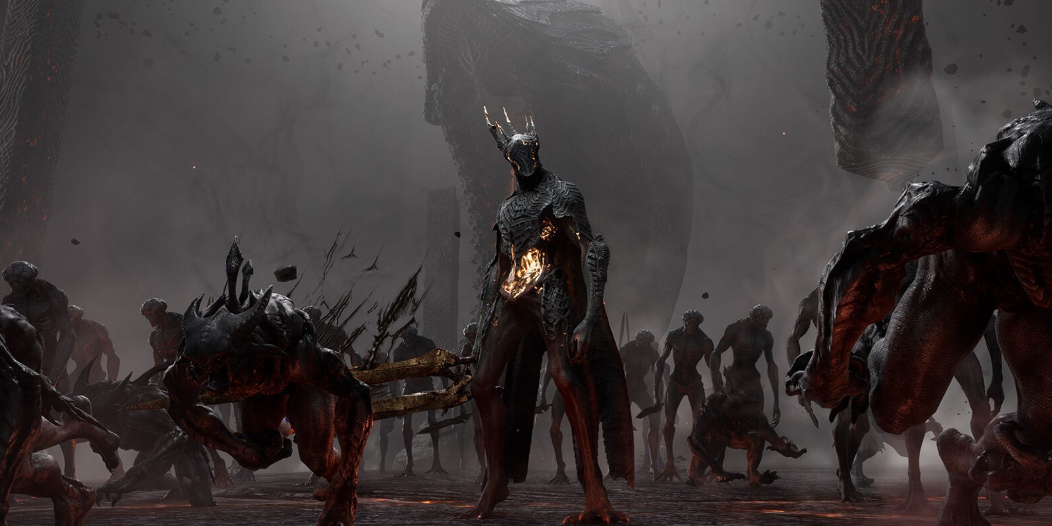 A group of enemies from the game Chrono Odyssey facing the camera.