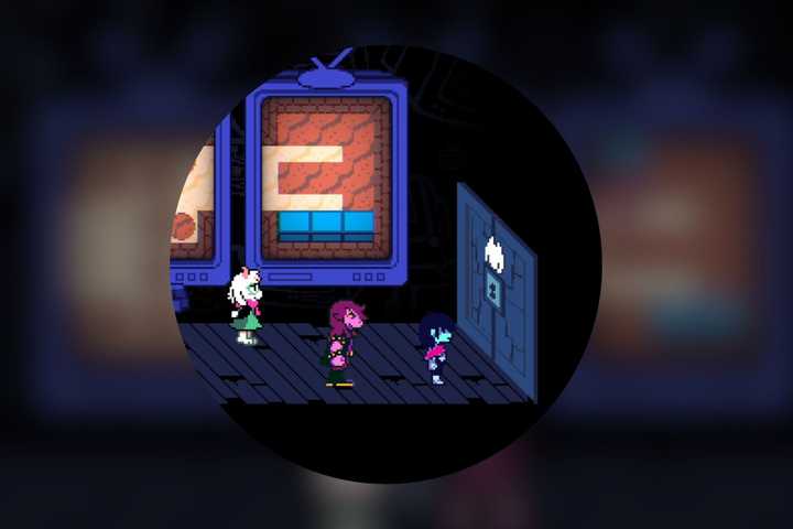 A door with a parental lock in Deltarune.