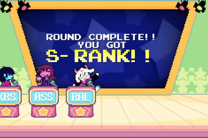 Getting an S-rank in Deltarune Chapter 3.