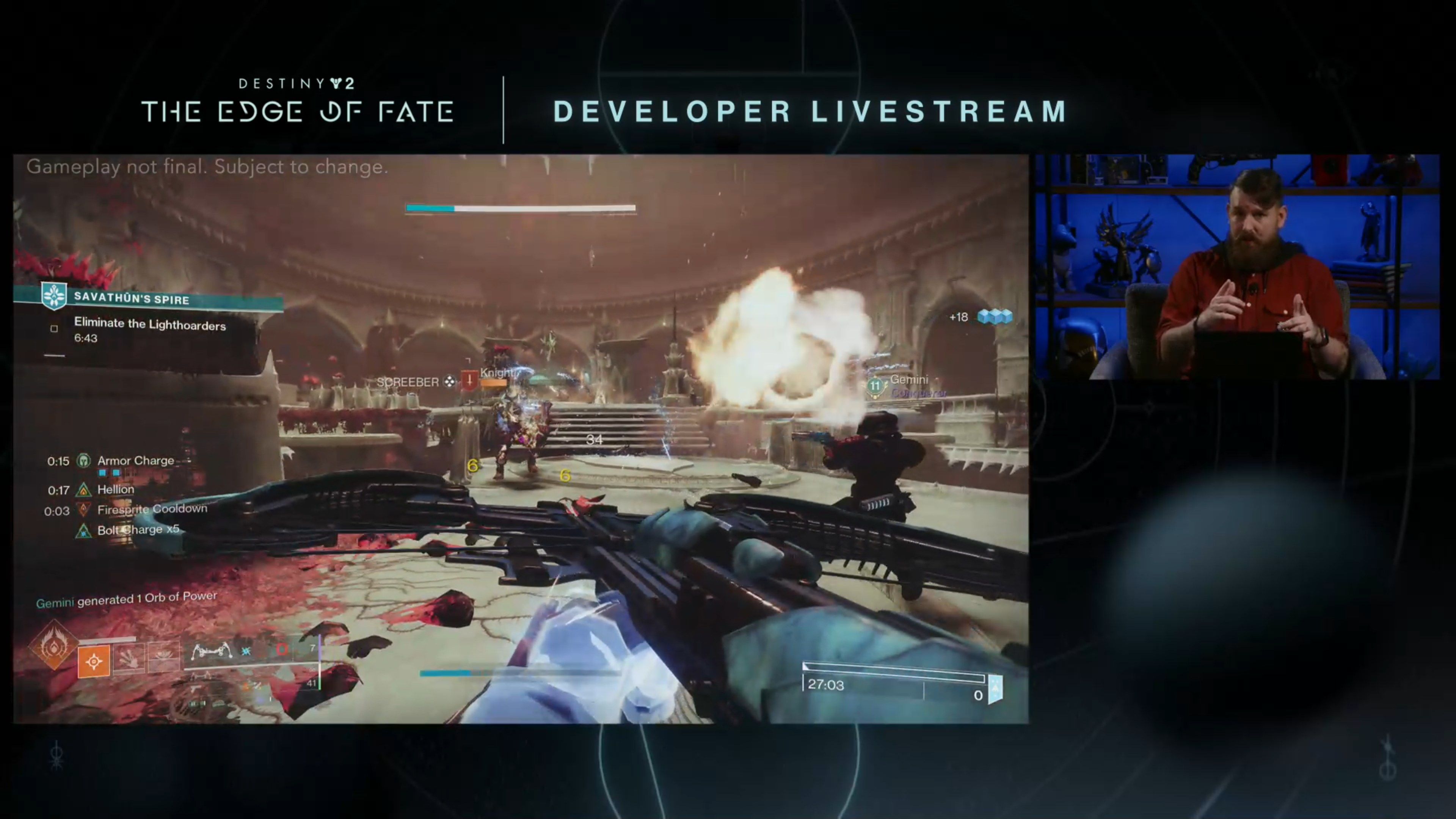 Destiny 2 Bungie Showcasing Heavy Crossbow