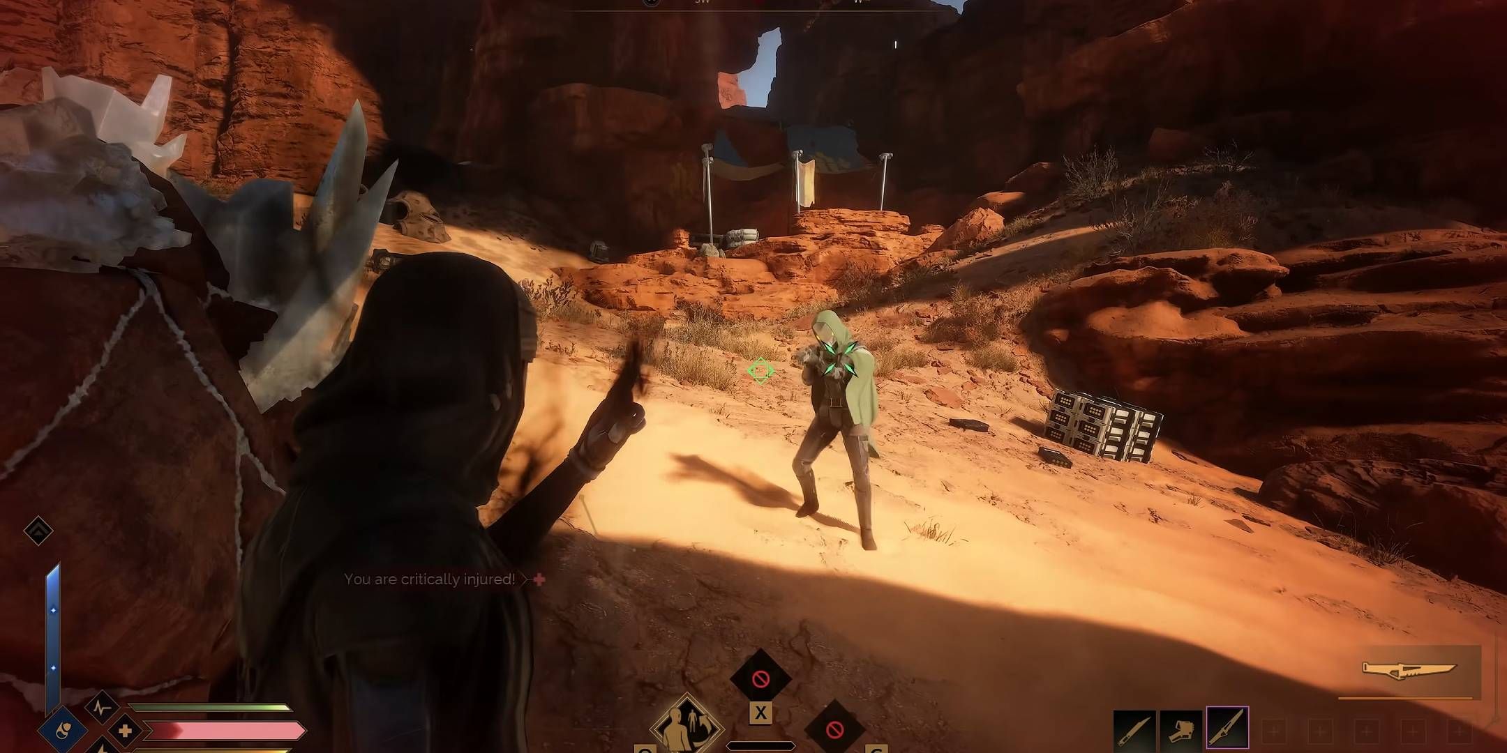 Dune_ Awakening Bene Gesserit Abilities taking down an npc