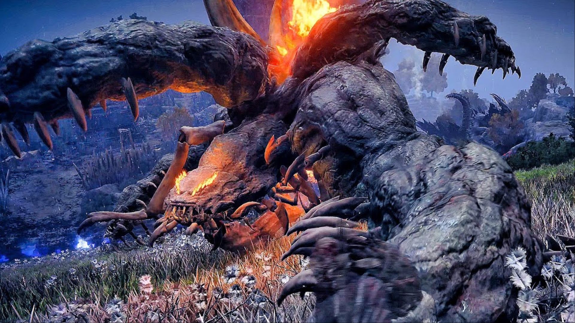 The Centipede Demon delivering a vicious strike with its claws in Elden Ring Nightreign.