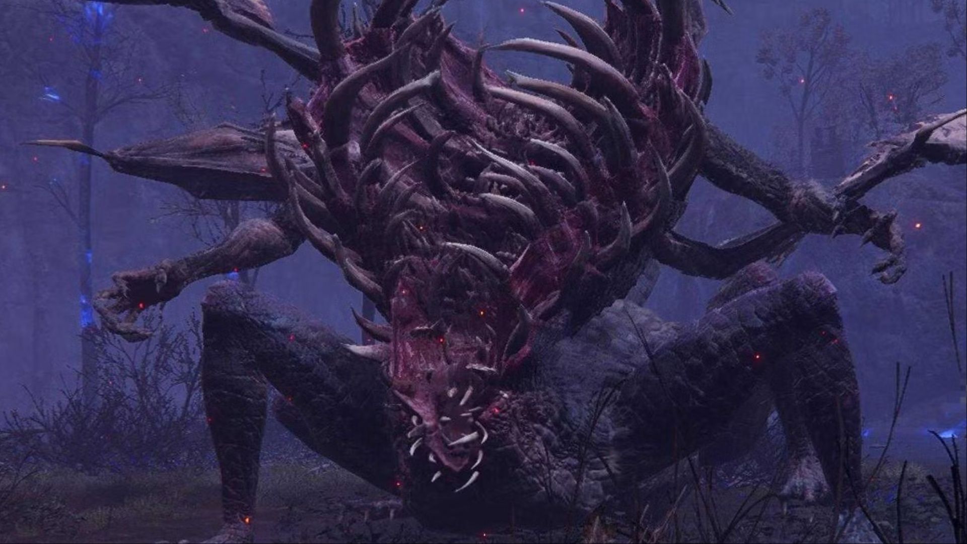 The Gaping Dragon letting out a massive roar in Elden Ring Nightreign.