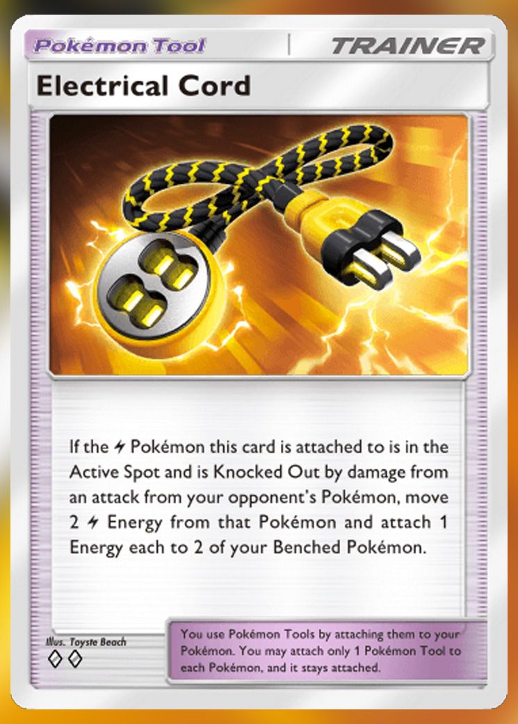 Electrical Cord from Extradimensional Crisis in Pokemon TCG Pocket.