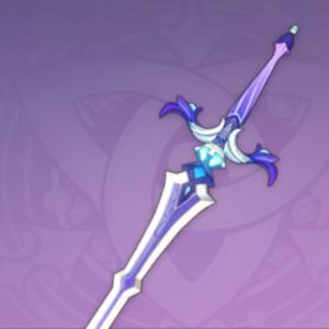 Genshin Impact sacrificial sword weapon icon.
