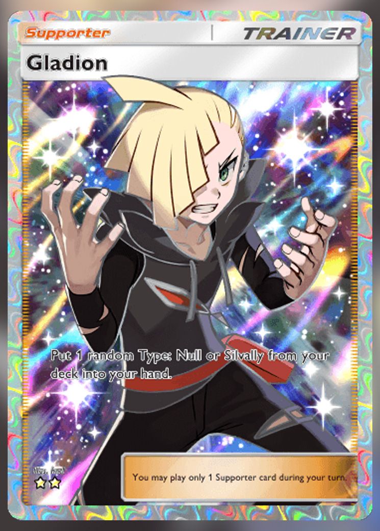Gladion (Special Art Rare) from Extradimensional Crisis in Pokemon TCG Pocket