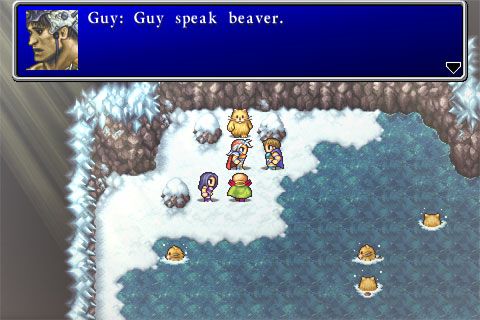 Guy can speak Beaver in Final Fantasy 2.