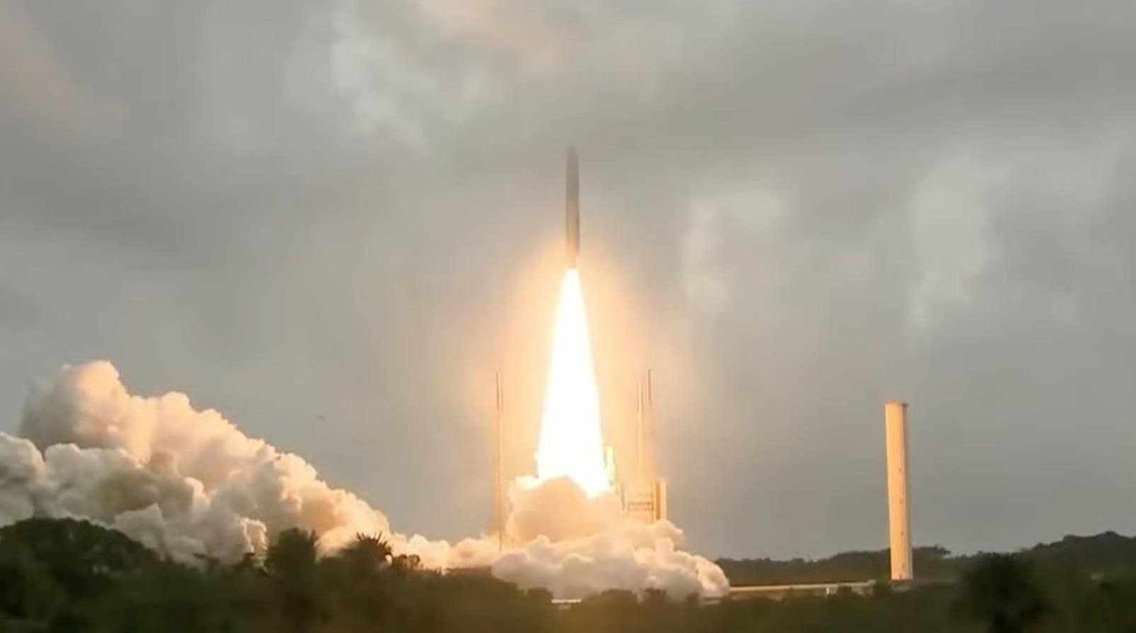 The James Webb telescope launches into space in December of 2021.