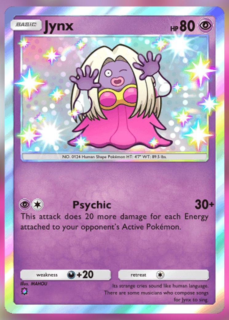 Jynx from Extradimensional Crisis in Pokemon TCG Pocket.