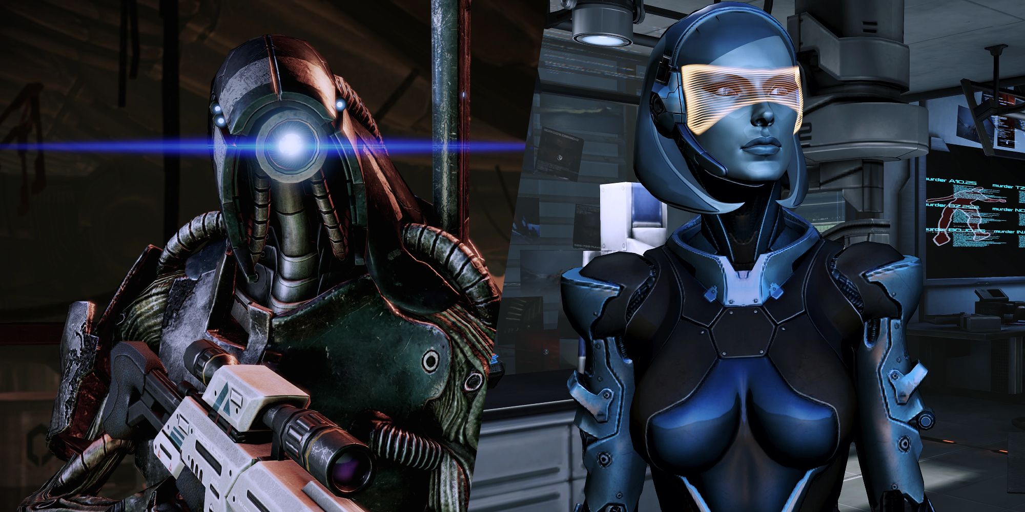 Legion and EDI in Mass Effect.