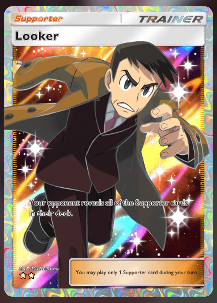 Looker (Special Art Rare) from Extradimensional Crisis in Pokemon TCG Pocket.