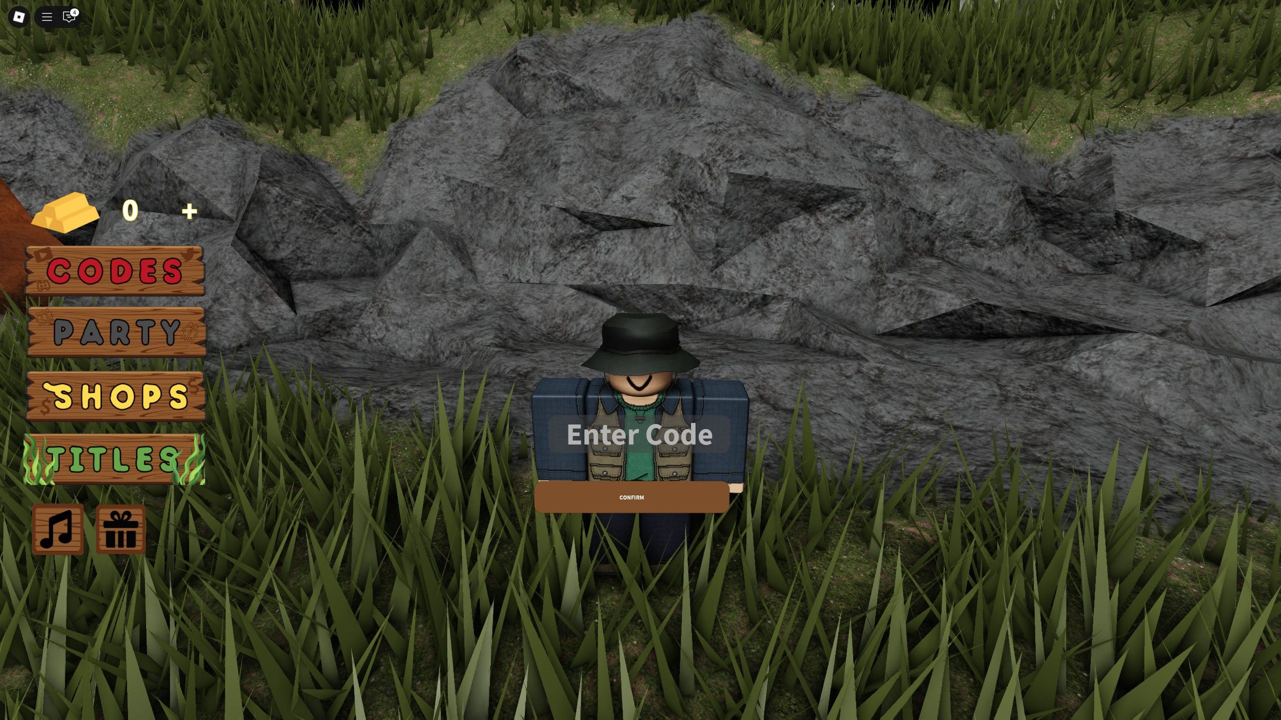 the codes box in Lost Currents on Roblox