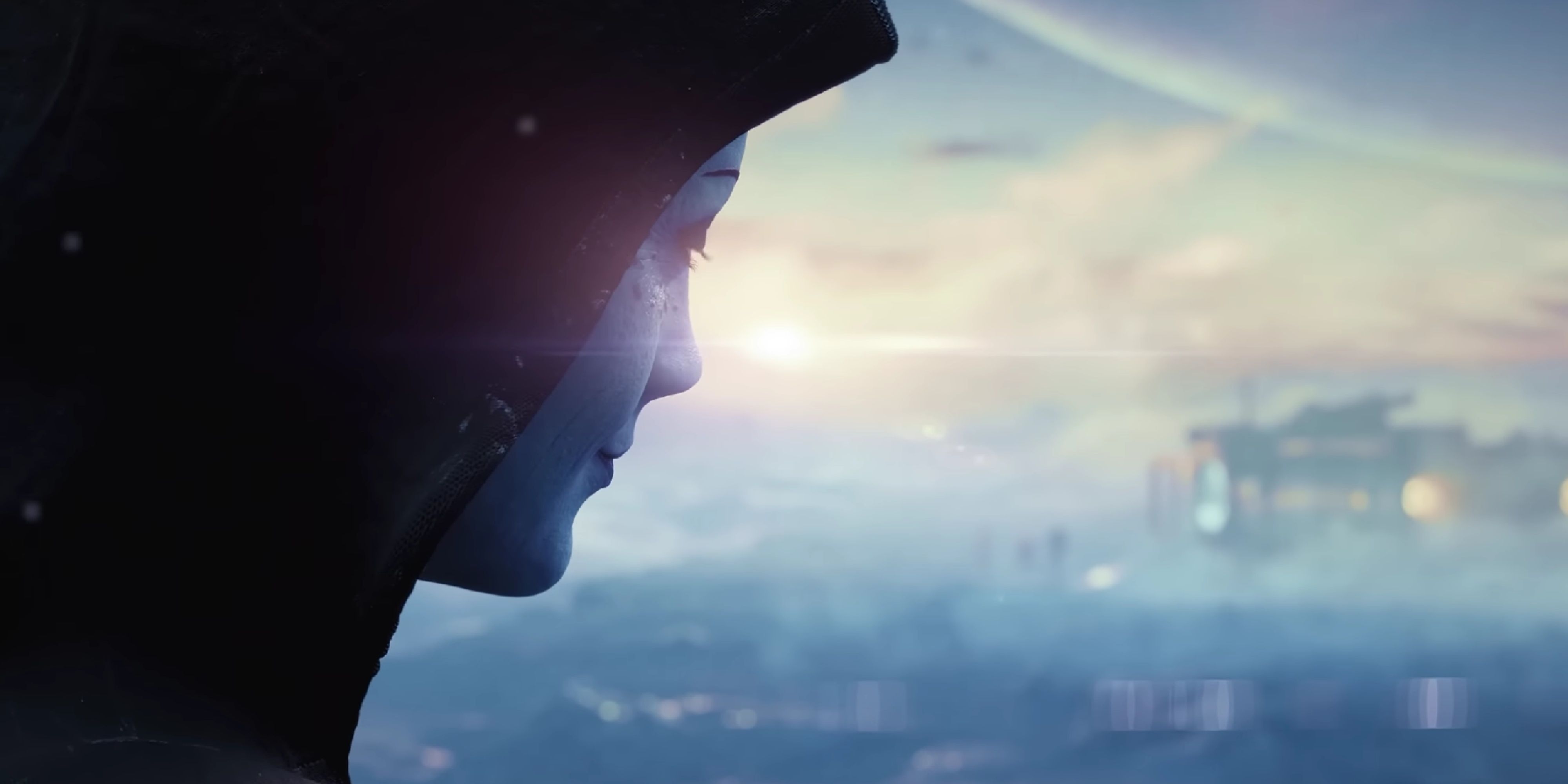 liara in the mass effect 5 teaser.