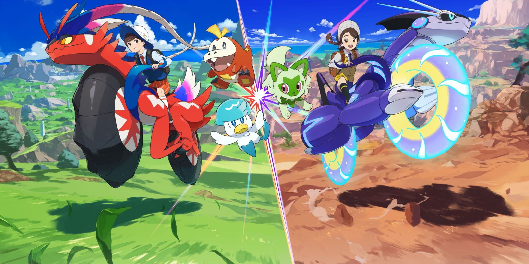 Pokemon Scarlet and Violet key art