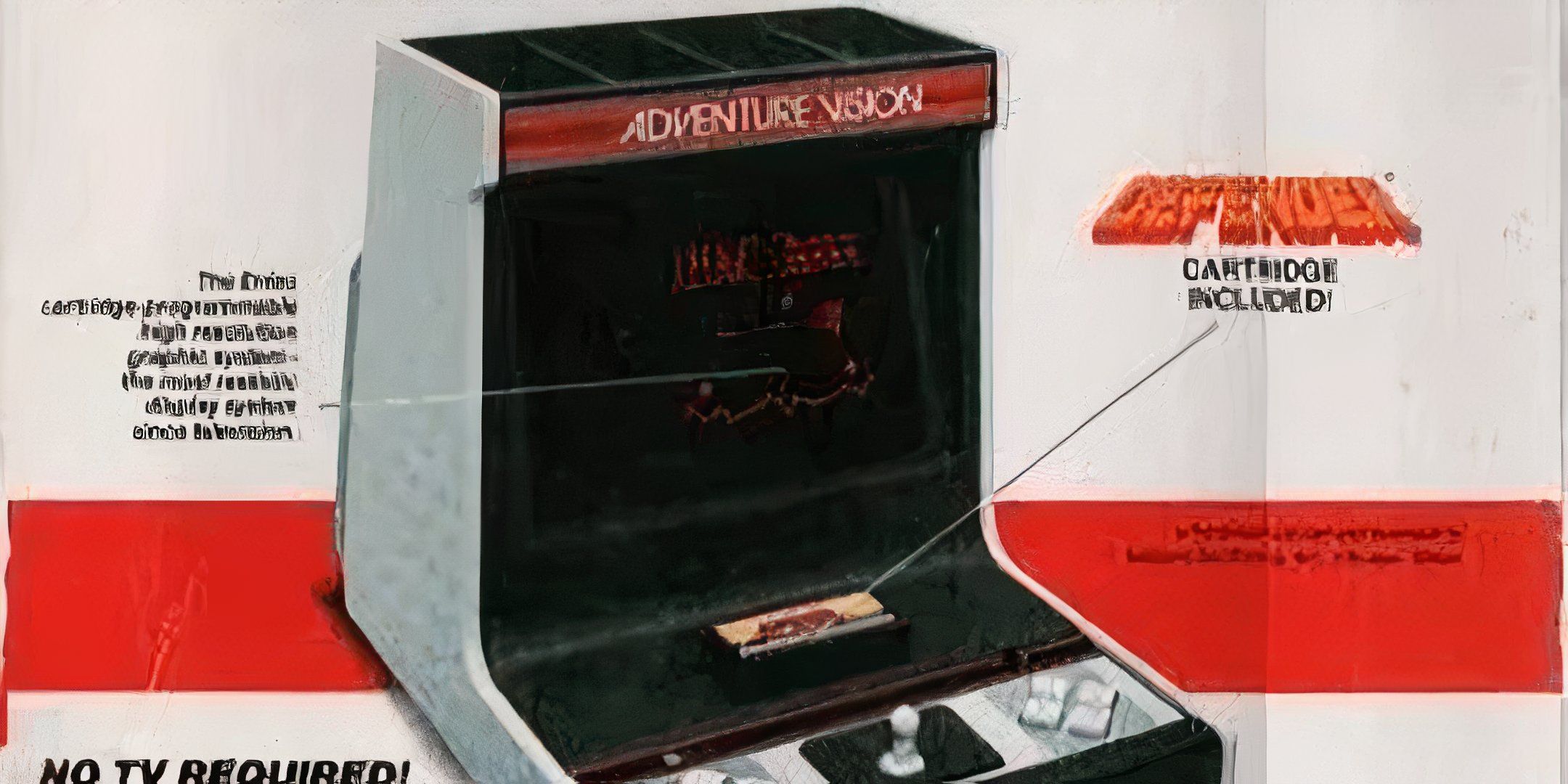 A poster of the adventure vision console.