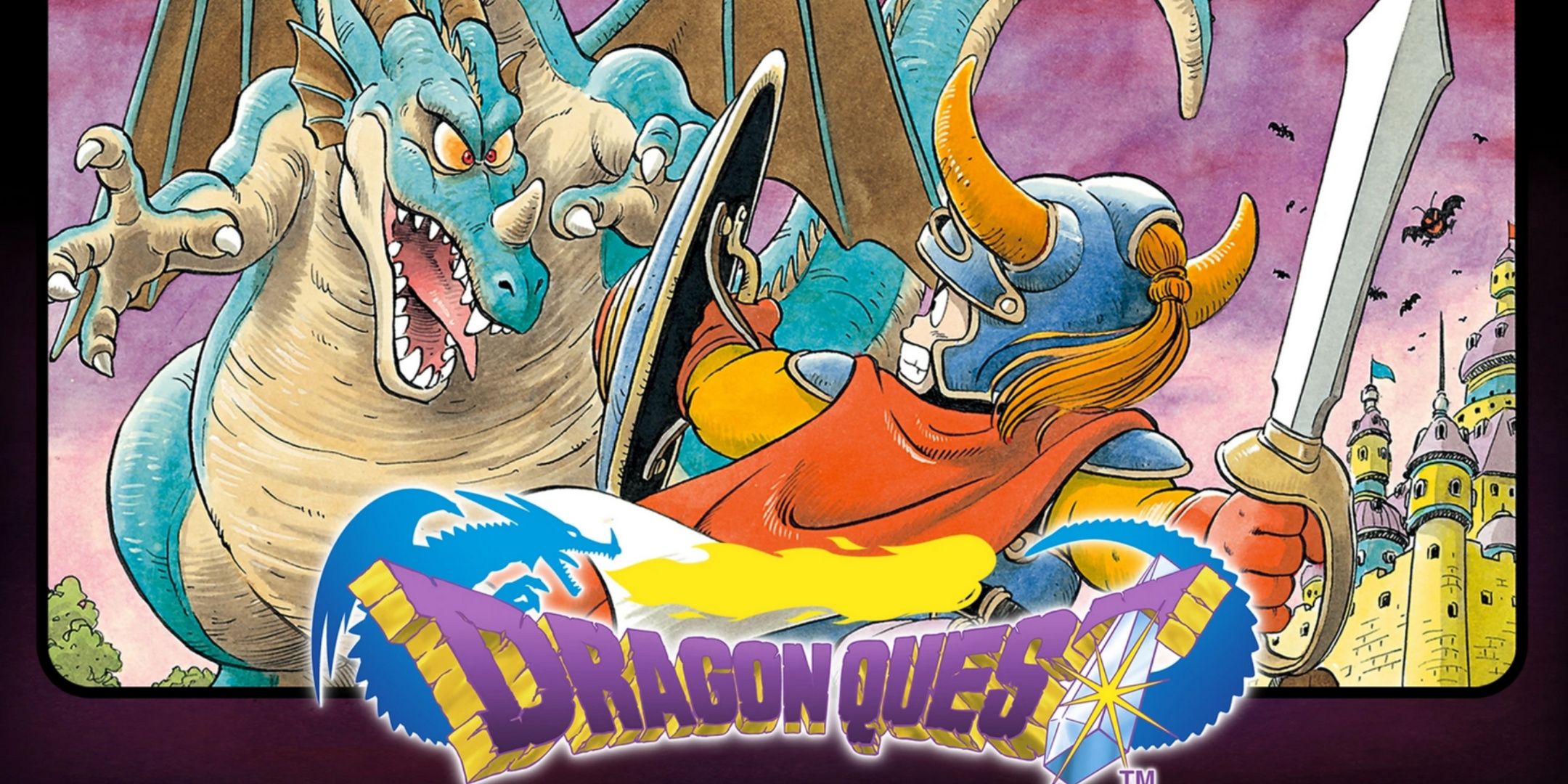 The remastered cover of Dragon Quest 1.