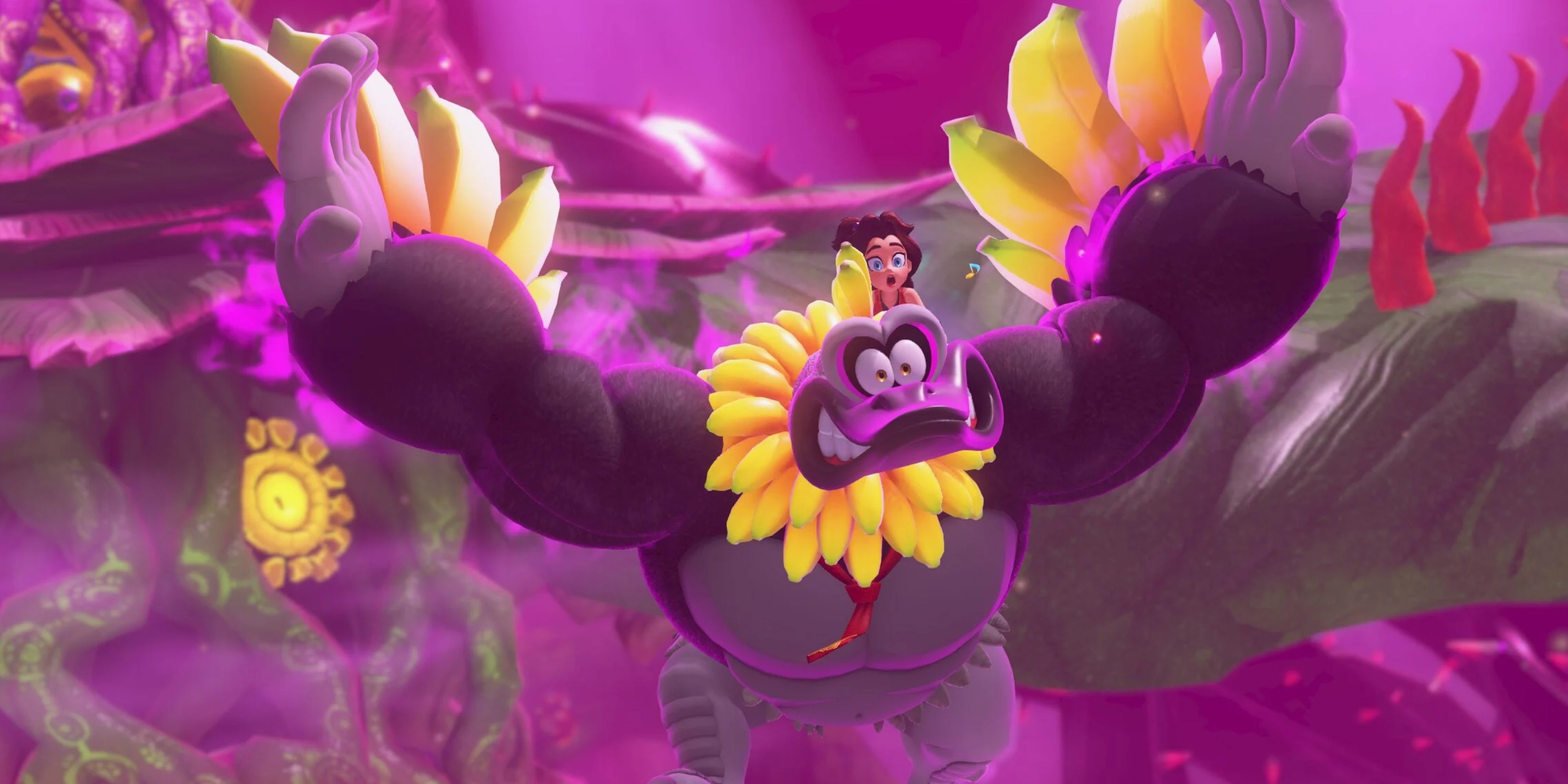 donkey kong as an ostrich in donkey kong bananza.