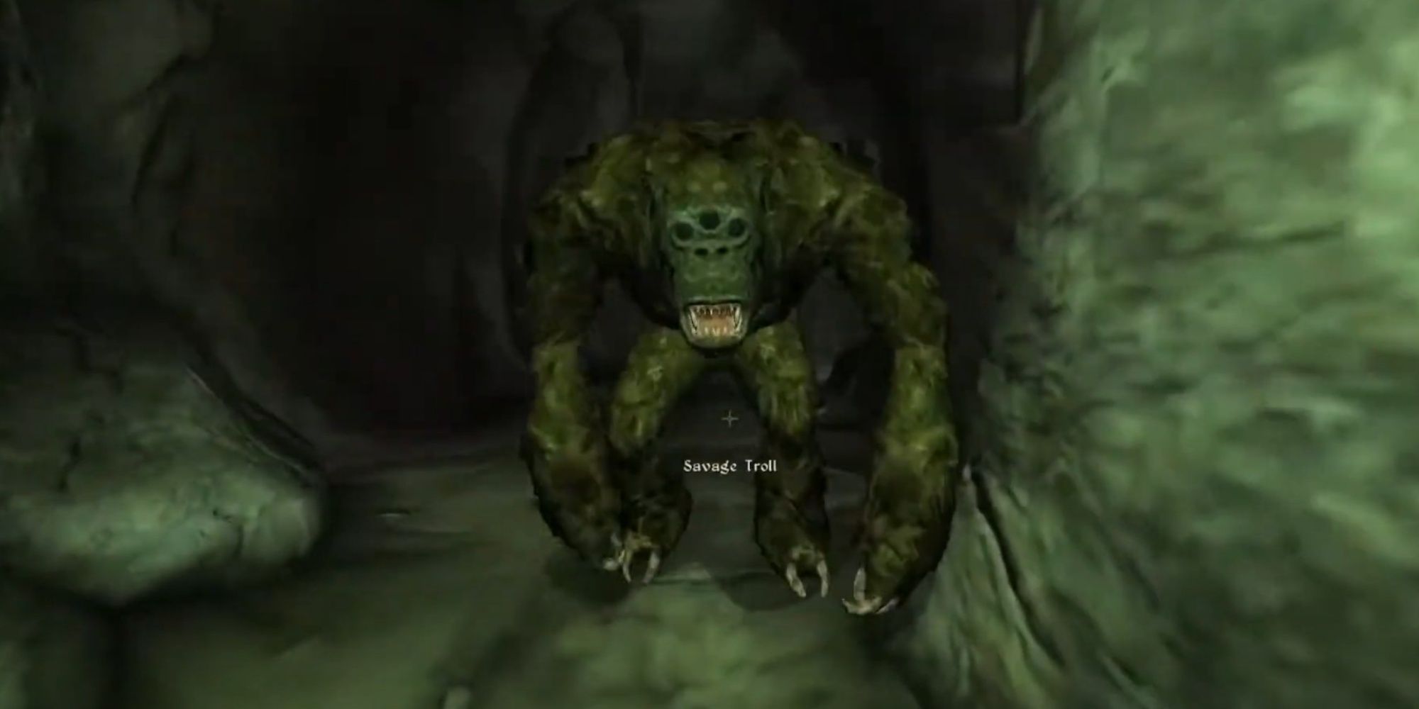 A Savage Troll in a cave in The Elder Scrolls 4: Oblivion.